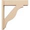 Ekena Millwork 8-in W x 32-in D x 36-in H Funston Block Rough Cedar Woodgrain TimberThane Outlooker, Primed Tan OUTUR080X32X36FST44RCPR - alternate 6